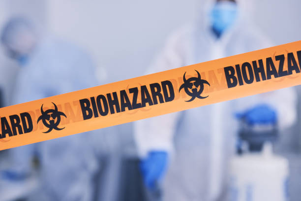 Professional Blood Cleanup technician working in Tate, GA